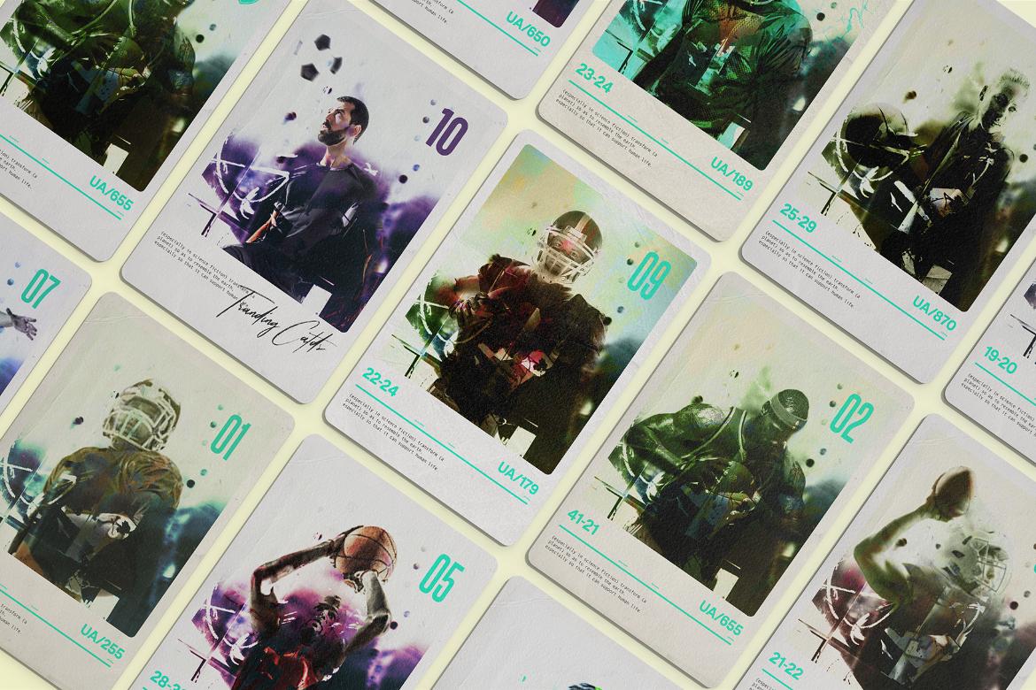 Trading Cards Mock-up | Premium & Free PSD Mockup Store